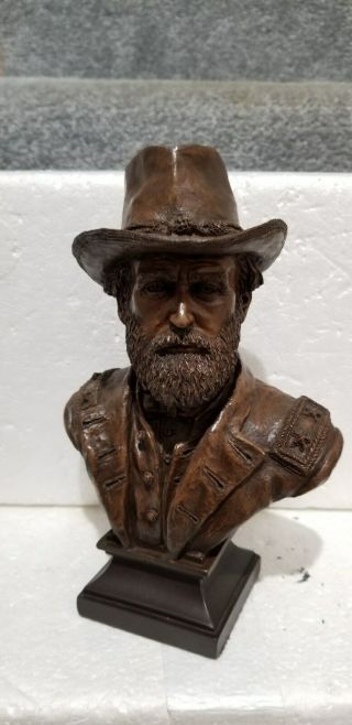 Ron Tunison " The Men They Followed " Civil War General Us Grant Bust Signed Rare