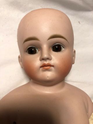 Gorgeous Antique German Closed Mouth Shoulder Head Doll.  Body 2