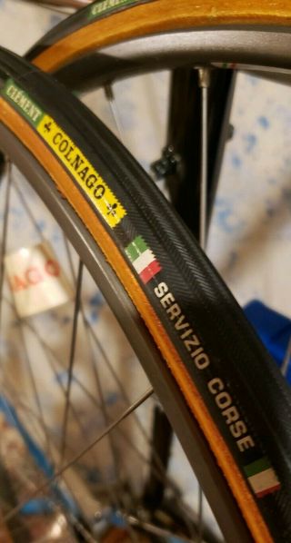 COLNAGO 2 Tires for ARABESQUE CX OVAL RARE VINTAGE BICYCLE EROICA 4