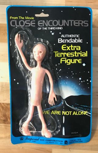 Close Encounters Of The Third Kind,  Vintage Alien Toy 1977 - Roswell,  Ufo