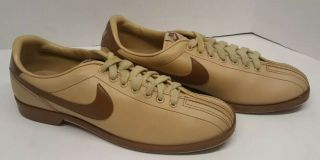 Nike Swoosh Mens Shoes Size 9 Vintage Bowling Sneakers 80 