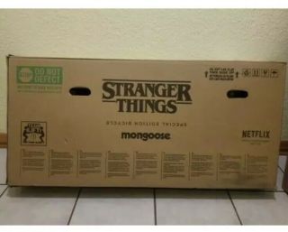 Mongoose Motomag 20” Retro Stranger Things Special Edition Rare Nib Unassembled