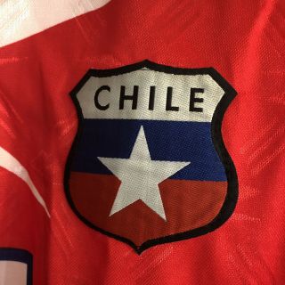 MARCELO SALAS Chile 1997/99 Home Football Shirt (L) Soccer Jersey Vintage REEBOK 4
