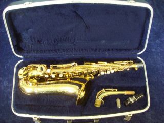 Vintage Conn Shooting Stars Alto Saxophone,  Yamaha Mpiece,  Conn Case
