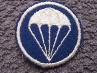 Us Army Wwii Blue Paratrooper Cap Badge 100 Real Deal Authentic And
