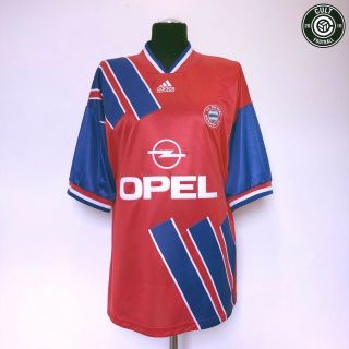 Matthaus 10 Bayern Munich Vintage Adidas Football Shirt 1993/95 (xl) Germany