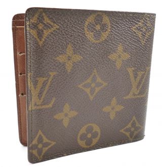 Louis Vuitton Authentic Wallet Vintage Monogram Canvas & Leather Men ' s Bifold 4