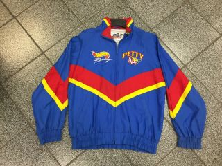 Med Nwot Deadstock Vintage Richard Petty Hot Wheels Racing 90’s Jacket Track