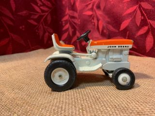 Vintage 60s ERTL John Deere DieCast Toy Lawn And Garden Tractor Orange 3