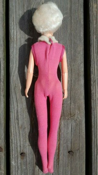 Vintage Marx 1961 Debbie Drake Doll,  Barbie Size Platinum PINK Outfit 6
