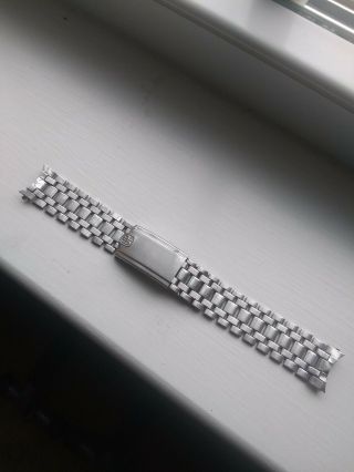 Rare Vintage Girard Perregaux Stainless Watch Bracelet 17mm & 18mm End Links 5