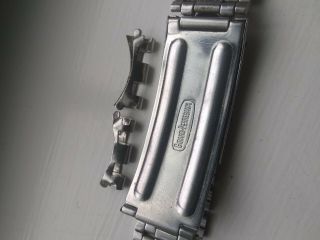 Rare Vintage Girard Perregaux Stainless Watch Bracelet 17mm & 18mm End Links 6