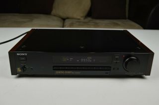Vtg Sony St - S333esg Fm Stereo Tuner Audiophile Quality Rosewood Sides