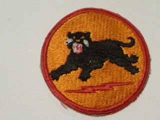 A Ww 2 U S Army 66th Division 1st Type Cut Edge Snow Back Patch