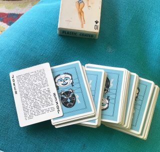 Vintage 1950’s Alberto VARGAS Pinup Playing CARDS - Complete Deck 6