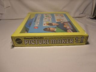 Vintage 1970 Peanuts Portable Picture Maker Nos Charlie Brown Snoopy 9