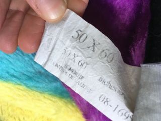 Vtg Scooby Doo Soft Royal Plush Throw Blanket 2000 50”x 60” Northwest RARE 6