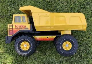Vintage Tonka Turbo Diesel XMB - 975 Yellow 16 