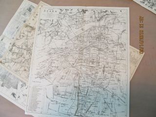 (5) JAPAN WWII MAPS NAGASAKI OSAKA TOKYO NAGOYA KYOTO MILITARY U.  S.  RESTRICTED 4
