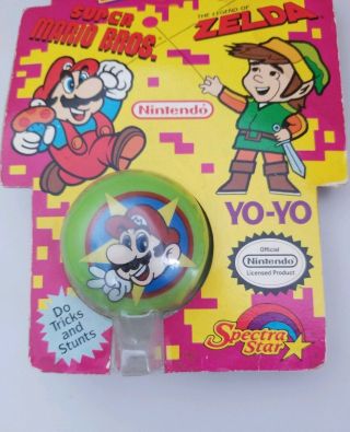 Vintage Spectra Star Nintendo Yo - Yo 1534 Mario Bros and Zelda in Package 2