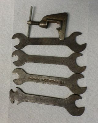 Vintage Indian Motorcycle Wrench Set