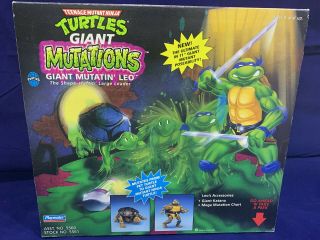 Playmates Vintage Teenage Mutant Ninja Turtles Tmnt Giant Mutations Leonardo