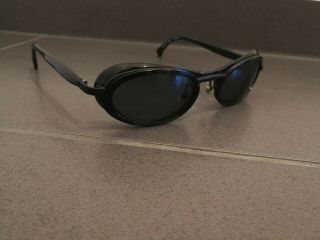 Vintage Alain Mikli Paris 5017 Hand Made In France Black Glacier Sunglasses Case