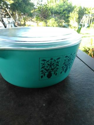 Vintage Pyrex TURQUOISE 