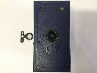 BLUE ENSIGN E29 Antique / Vintage Box Camera - Box & Instructions 2