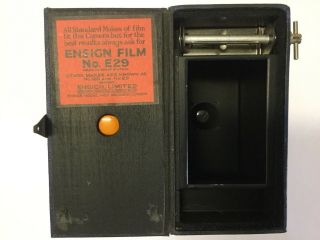BLUE ENSIGN E29 Antique / Vintage Box Camera - Box & Instructions 4