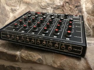 Vintage RARE Sunn Alpha Six - 6 Channel Power Amplifier Amp Mixer Reverb 2