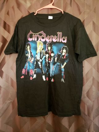 Vintage Cinderella Night Songs 1986 T Shirt Xl Authentic