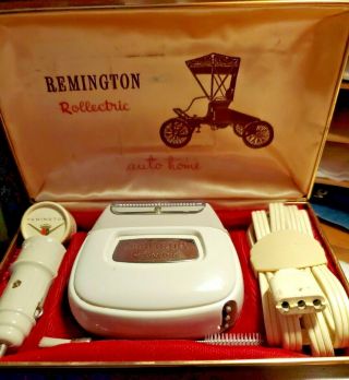 Vintage 1950s Remington Rollectric Auto - Home Shaver - & Looks Great
