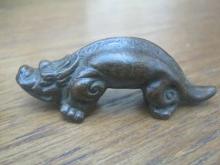 Unusual Lost Wax Cast Bronze Of A Baku A Japanese Mythical Beast
