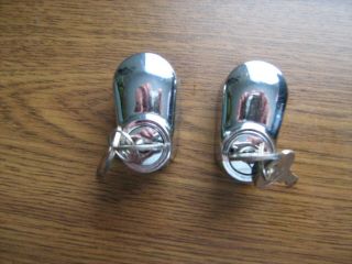 Two Vintage Spare Tire Locks With 4 Matching Keys