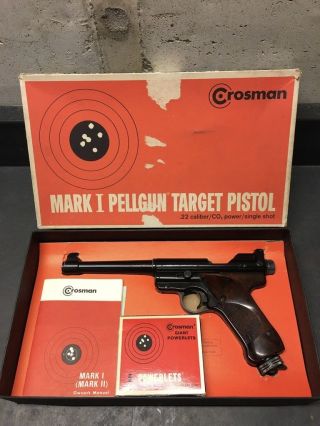 Crossman Mark 1.  22 Caliber Pellet Gun Vintage