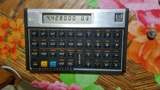 Vintage Hp 11c Hewlett Packard Scientific Calculator