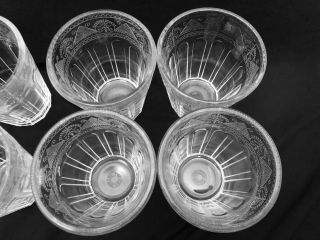 Vintage Ralph Lauren Crystal Emma Set of 8 Double Old Fashioned Rare EUC 6