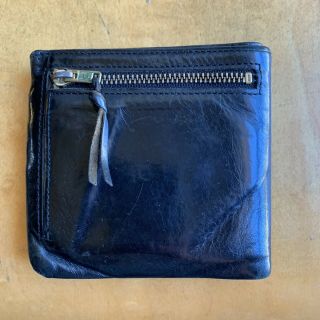 Vintage Yoshida Porter Wallet Black Leather - And Functional.  Rare.