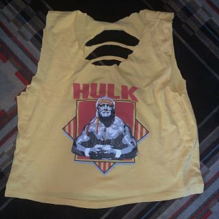 Vtg Rare Wwf 80s Hulk Hogan Tank Top Large