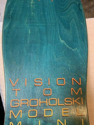 1987 Vintage Vision Tom Groholski Hurricane Skateboard 4
