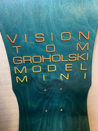 1987 Vintage Vision Tom Groholski Hurricane Skateboard 5