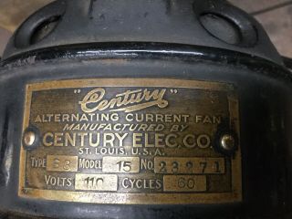 antique Electric Fan Century Industrial Vintage Old 8