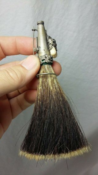 Vintage German Bavarian Octoberfest Kilt Hat Brush Pin Brooch Wild Boar