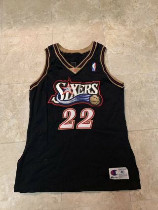 Rare Vintage 90s Champion Nba Philadelphia 76ers Will Smith Basketball Jersey