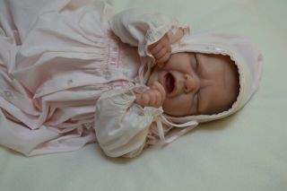 Platinum Silicone Baby Doll Expressive by Donna Rupert 