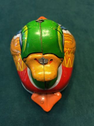 Vintage Mikuni Die Cast Metal Toys Wind Up Duck 2