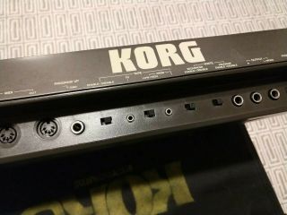 Vintage Korg Poly 800 Analog Synthesizer Serviced w/case 100 great synth 2