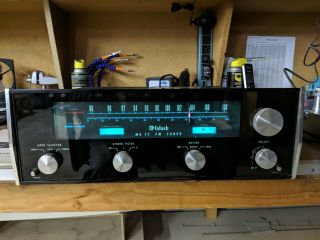 Vintage Mcintosh Mr 77 Fm Tuner With Manuals And Mounting Brackets