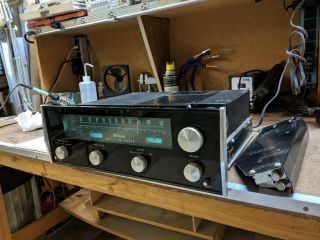 Vintage McIntosh MR 77 FM Tuner with Manuals and Mounting brackets 4